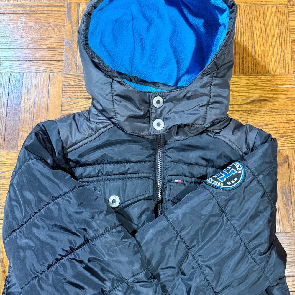 Tommy Hilfiger Navy/Black Jacket with Blue Interior